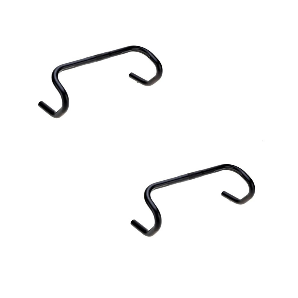 2X Road Bike Bent Handlebar Aluminum Alloy Bike Rest Handlebar 25.4X420mm Road Bike Handlebar 4711345924857