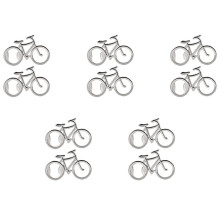 100Pcs/Lot Metal Beer Bottle Opener Cute Bike Bicycle Keychain Key Rings for Bottle Openers Gift for Cycling