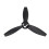 8 Propellers Props Replacement Parts Blades for  Bebop 2 Drone Black White 5