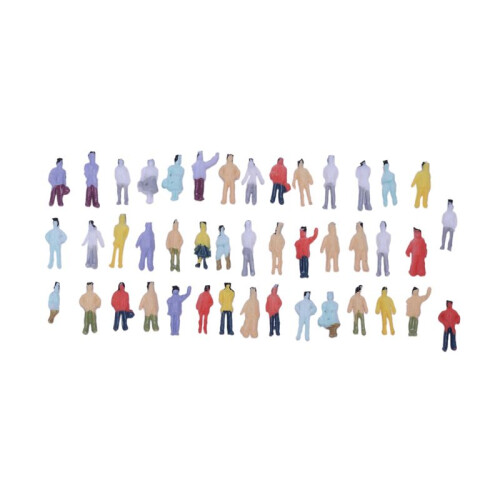 New 400pcs Painted Model Train People Figures Scale N (1 to 150) 1