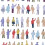 New 400pcs Painted Model Train People Figures Scale N (1 to 150) 4