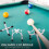 Pont de Queue de Billard RéTractable avec 6 PièCes Accessoires de Queue de Billard de Table de Billard en Laiton Amovible, Argent 5