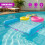 GEEZY Floating Water Hammock Inflatable Pool Float Pool Lounge Floating Bed 5