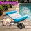 GEEZY Floating Water Hammock Inflatable Pool Float Pool Lounge Floating Bed 7