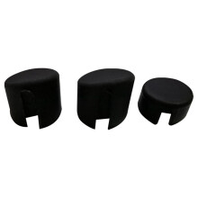 5Set Scooter Rear Back  Mudguard Screw Rubber Cap Screw Plug Cover Compatible with  M365 Electric Scooter Parts(Black)
