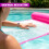 GEEZY Floating Water Hammock Inflatable Pool Float Pool Lounge Floating Bed 10