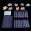 1/16 Scale Miniature Model Bricks Mould,8 Pack Simulation Brick Molds DIY Kit for Sand Table Landscape Accessories 2