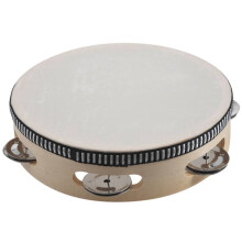 10X 7 Inch Musical Tambourine Tamborine Drum Round Percussion Gift for KTV Party