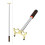 2X Retractable Billiards Cue Stick Bridge with Removable Brass Bridge , Billiards Pool Cue Accessory,Low Bridge 6