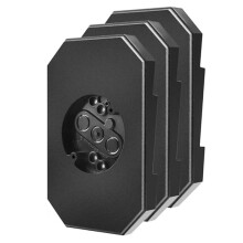 3Pack 8141DBL Siding Mounting Blocks,Siding Mounting Kit for Outdoor Lights & Cameras,Fits 1/2Inch Double Vinyl Siding