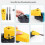 Electric Chisel Modified Tool for Carpentry & Woodworking, Weight Design, Stainless Steel Material 9