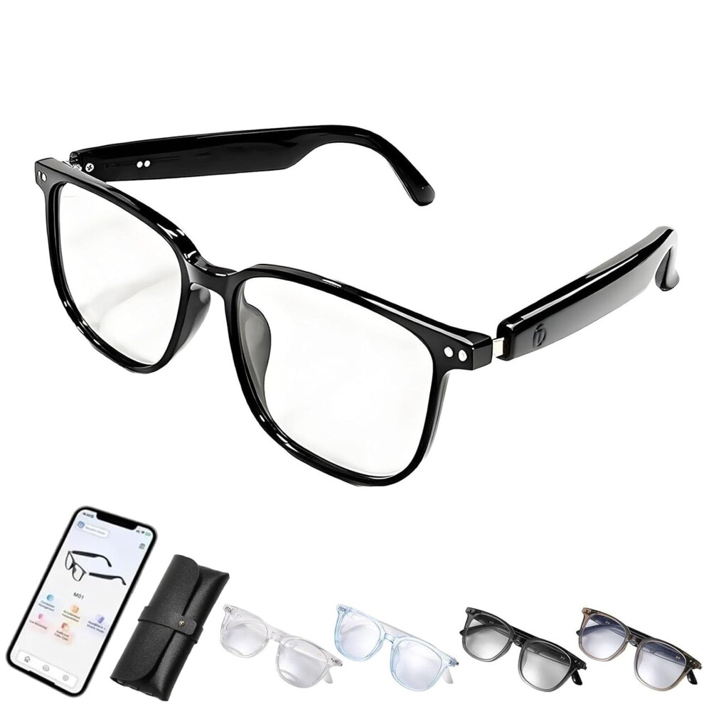Ai Translation Glasses With Realtime 164Language Translation, Photochromic Lenses, Bluetooth Audio, Black 9092120533132