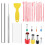 Polymer Clay Tools 26Pcs Kit with Roller, Cutters, Sculpting Tools, Needle Detail Clay Shaping Tool Circle Clay Cutters 1