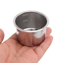 2 Packungen mit 51 Mm 2/4-Tassenfiltern, Bodenloser SiebträGer-Ersatzfilterkorb für Kaffee, für EC680 EC685