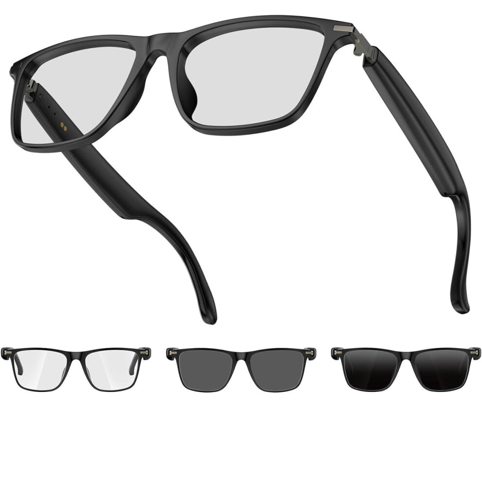 Smart Translation Glasses With Realtime Twoway Translation, Photochromic Lenses, Bluetooth 5.4, Ip67 Waterproof 9455672033312