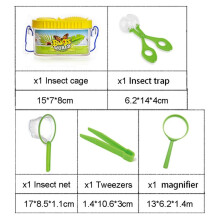 New 5PCS Outdoor Nature Exploration Tool Kid Insect Observation Box Bug Viewer Bound Catcher Collection Kit
