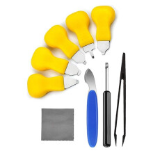 Watch Back Removal Tool, 9 in 1 Watch Battery Replacement Tool Kit, Opener Remover Tools and Anti-Static Tweezers B