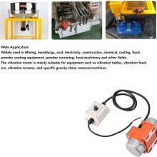 12V Vibration Motor Aluminum Alloy 4000RPM Adjustable Speed Brushless Concrete Vibratorfor Equipment (15W)