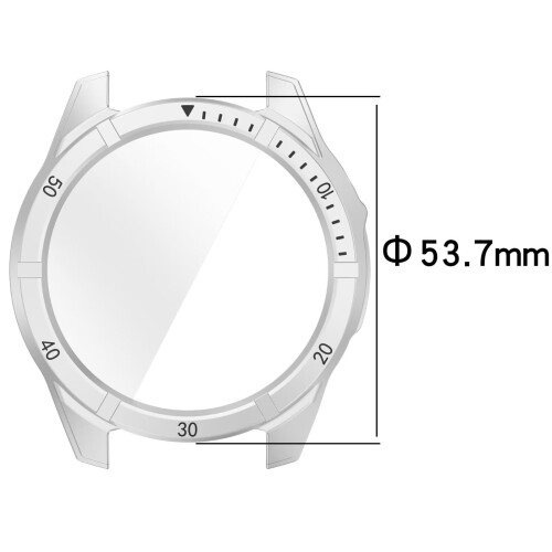 Case and Screen Protector for Garmin Fenix 8 51mm, ScratchResistant, Clear Touch, Black Blue 1