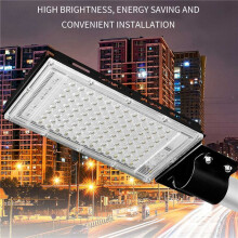 2X Lighting LED Street Light Floodlight Integrated Road Lighting 100W Waterproof Garden Light Outdoor