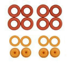 2X Fuel Injector Repair Kit for V8 5.4L 4.6L, and Mercury - ORings Basket Filter Spacer Pintle Cap