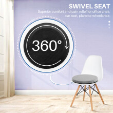Draaibare Autostoelen, 360 Graden Draaibare Autostoel Zitkussen Zachte Stevige Matten Bodem Gemakkelijke Toegang Mobiliteit Thuiskantoor