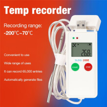 Registrador de Datos de Temperatura USB - Registrador de Baja Temperatura de 200 A 70 C para Almacenamiento en Frío, Cadena de Frío, Transporte y