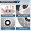 45 Degree Tile Chamfering Tool, Angle Grinder Stand Cutter Holder Attachments Adjustable 45 Beveling Bracket Device 1