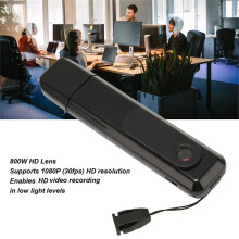 Camera HD 1080P Bärbar Noise Reduction Recorder Small Body Camera med USB 2.0 för Hemsäkerhet Utomhus