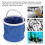 Folding Water Bucket for Camping Use 1