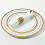 25 Pre Rolled Gold Plastic Silverware - Wrapped Disposable Silverware Set with Forks, Knives, Spoons, White Napkins 4