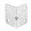 Stainless Steel Corner Braces Angle Brackets Silver Tone 8PCS 5