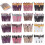 20 pcs/set Pro Makeup Brush Set tools Make- Toiletry Kit Wool Brush- Handle black tube 9