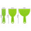 15 Pieces Plastic Putty Knife Set Flexible Paint Scrapers Tool for Spackling, Patching, Decals, Wallpaper, Baking, Wall 3