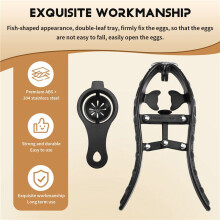 Eierknacker Eieröffner Automatischer Eierknacker Einfacher Eierschalenschneider Eierschalenschneider Eiertrenner Küchenhelfer A