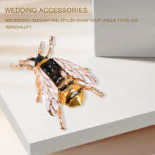 Cute Bee Fly Insect Brooch Clothes Accessories Enamel Brooches Birthday Gifts Jewelry