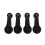 4 Pcs Black Plastic Truck Vehicles Window Winder Crank Handle Levers 5