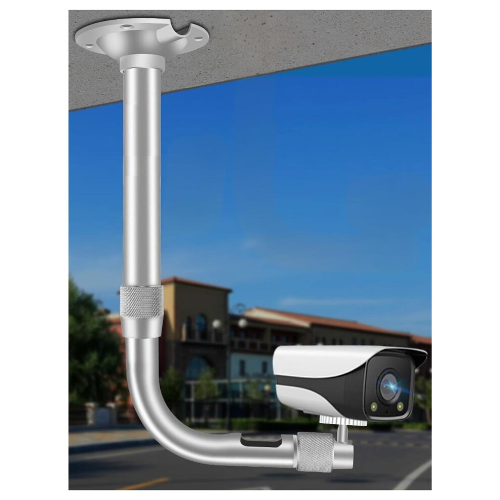 Security Camera Mount With 360 Rotation, Adjustable 3060Cm Aluminum Pole For Wall Or Ceiling 9092120534191