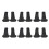 12X Universal Waterproof Nylon Front Car Van  Covers Protectors Black 2