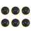 6X Esmerilhadeira Lixadeira Gancho de Polimento e Almofada de Apoio de Laço 4 Polegadas Diâmetro 1