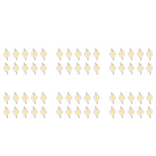 60 Pieces High Power 2 Pin 3W Warm White LED Bead Emitters 100-110Lm