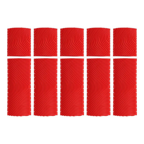 10 Peças 3 Polegadas 6 Polegadas ImitaçãO de GrãO de Madeira Pincel Rolo de Pintura Conjuntos de Pintura de Parede Textura de Parede Conjunto de