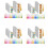 120Pcs Sublimation Blank Bookmarks,Sublimation Blank Products DIY Bookmark  Projects Sublimation Double Sublimation 1