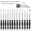 26 PCS Carburetor Adjustment Carb Adjusting Tool Kit for 2-Cycle Small Engine Poulan   Echo Trimmer 3