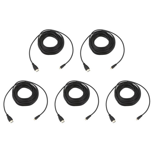 5pcs 10M  Male to Micro- Male HD Video Conversion