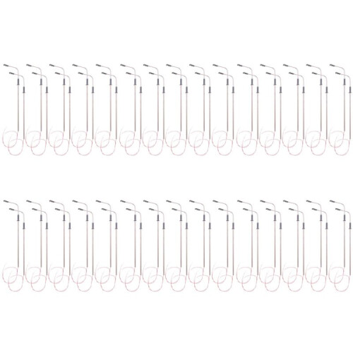 60 Pcs Model LED Street Lamp Lighting Single  Train Layout Landscape 1: 100