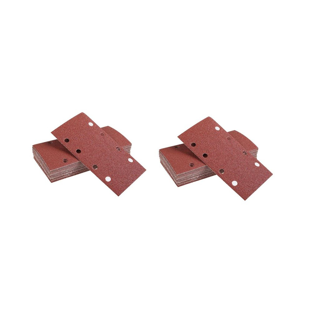 60Pcs Square Sandpaper Sanding Paper Sheet 95X185mm Sander Hook Loop Disc Abrasive Tools For Wood Polishing Tools 4712679675163