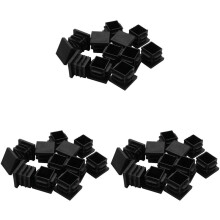 36 Pcs 19mm x 19mm Blanking End Caps Square Tubing Tube Insert Plastic