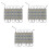 3 x 10Pcs 5050 SMD 3 LED Module LED Strip String Light Waterproof  12V Warm White 1