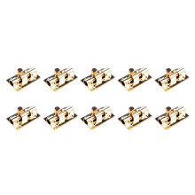10pcs 1.5-Inch Long Brass Door  Sliding Lock  Bolt Gold
